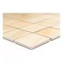 Mosaik Quadrat beige keramik 30x30 cm