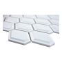 Mosaik Diamond Metro hvid mat 25,2 x 26,5 cm