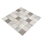 Mosaik square mix grå 3f 300X300X8 mm