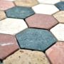 Mosaik Hexagon Marble Mix 29,8 x 30,5 cm