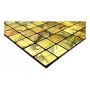 Mosaik Map selvklæbende metal guld 29 x 29 cm