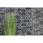 Mosaik Interlock sten & glas mix sort 29,8x30,5 cm