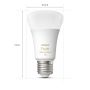 Philips Hue kronepærer White Ambiance A60 E27 8 W 2-pak