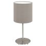 Eglo bordlampe Pasteri taupe E27 40 cm