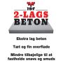 IBF betonbrosten grå 10x10x6 cm