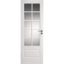 Dooria glasdør med 10 felter hvid 725x2040 mm 8x21