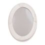 LaFinesse spejl oval 60x70 cm hvid