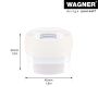 Wagner dørstopper transparent Ø40x30 mm