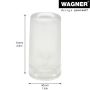 Wagner dørstopper transparent 40x73mm