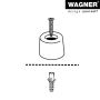 Wagner dørstopper transparent 40x73mm