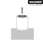 Wagner dørstopper transparent Ø32x24 mm