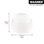 Wagner dørstopper transparent Ø45x38 mm