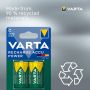 Batteri C HR14 3000 mAh genopladelige 2 stk - Varta