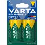 Batteri D HR20 3000 mAh genopladelige 2 stk - Varta