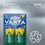 Batteri D HR20 3000 mAh genopladelige 2 stk - Varta