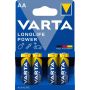 Batterier High Energy AA 4 stk - Varta