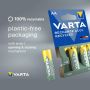 Varta 4-pak AAA-batterier Eco 800 mAh genopladelig