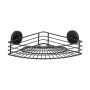 Wenko hjørnehylde bari vacuum-loc sort turboloc