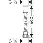 Hansgrohe Metaflex bruserslange 160 cm krom