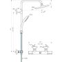 Ideal Standard brusesæt Idealrain CT25 krom