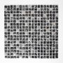 Mosaik Square glas mix sort 30x30 cm
