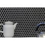 Mosaik Hexagon sort uni mat 30x26 cm