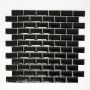Mosaik Bond uni sort blank 30x30 cm