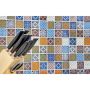 Mosaik Square glas multi mix 30 x 30 cm