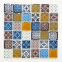Mosaik Square glas multi mix 30 x 30 cm