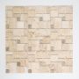 Mosaik selvklæbende natursten beige 30,5x30,5 cm