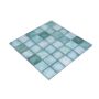 Mosaik square crystal mix grøn 300X300X8 mm