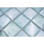 Mosaik square crystal mix grøn 300X300X8 mm