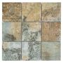 Mosaikflise Square beige/brun 290x290x10 mm