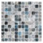 Mosaik Quadrat Eco Air Force VP56256PUR glas grå 316x316x4 mm