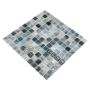 Mosaik Quadrat Eco Air Force VP56256PUR glas grå 316x316x4 mm