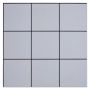 Mosaik Square white metal 306x306 mm