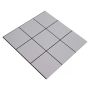 Mosaik Square white metal 306x306 mm