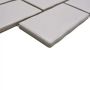 Mosaikflise Subway hvid glossy 284x309 mm