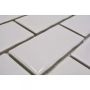 Mosaikflise Subway hvid glossy 284x309 mm