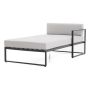 Sensum daybed Skepparholmen aluminum sort venstre