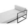 Sensum daybed Skepparholmen aluminum sort venstre