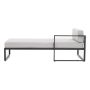 Sensum daybed Skepparholmen aluminum sort venstre