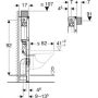 Geberit Duofix Omega indbygningscisterne 98 cm