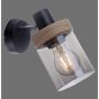 Just Light spotlampe Pasqual røgfarvet E27 40W