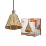 Ledvance Decor Raffia pendel brun E27