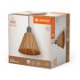 Ledvance Decor Raffia pendel brun E27