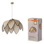 Osram pendel Lotus rattan/stål beige E27 Ø67 cm
