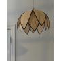 Osram pendel Lotus rattan/stål beige E27 Ø67 cm