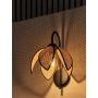 Osram væglampe Lotus rattan/stål beige E27 H34,5 cm