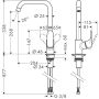 Hansgrohe Focus M41 1-grebs køkkenarmatur 260, 1jet mat sort